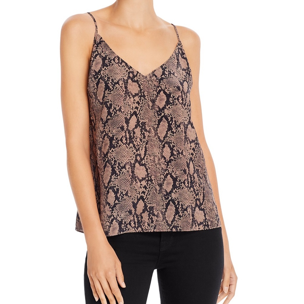 Frame Snake Print Cami Top